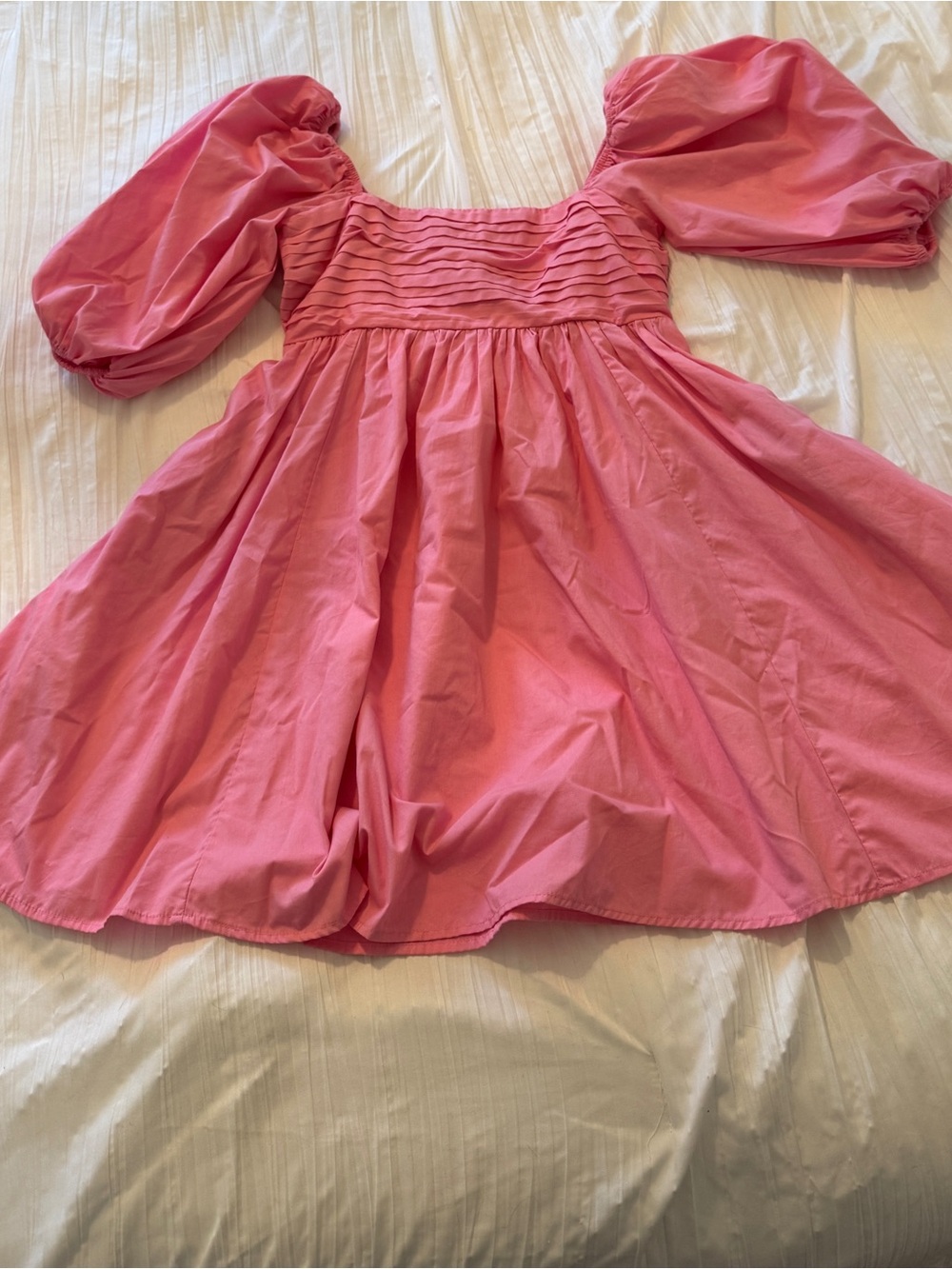 Abercrombie Emerson Ruched Puff Sleeve Mini Dress Sz small